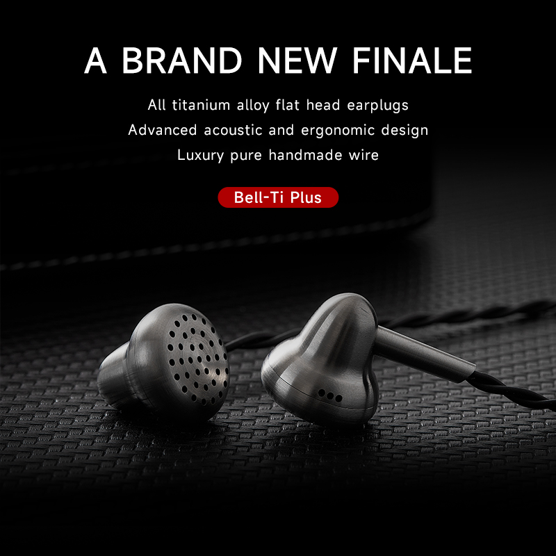 Temperament Titanium Bell Plus Flagship Flathead Earbuds