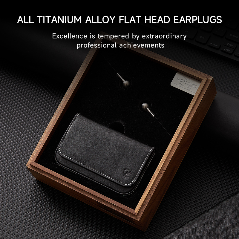 Temperament Titanium Bell Plus Flagship Flathead Earbuds