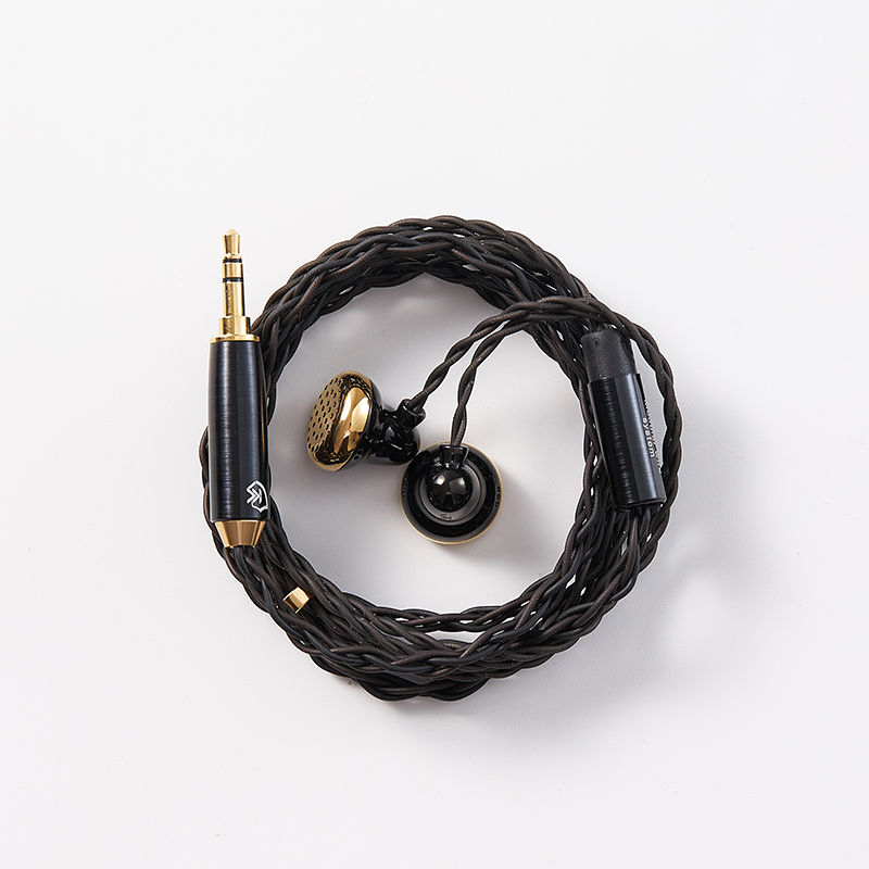 Temperament Black Bell Gold Ultra-Flagship Flathead Earbuds
