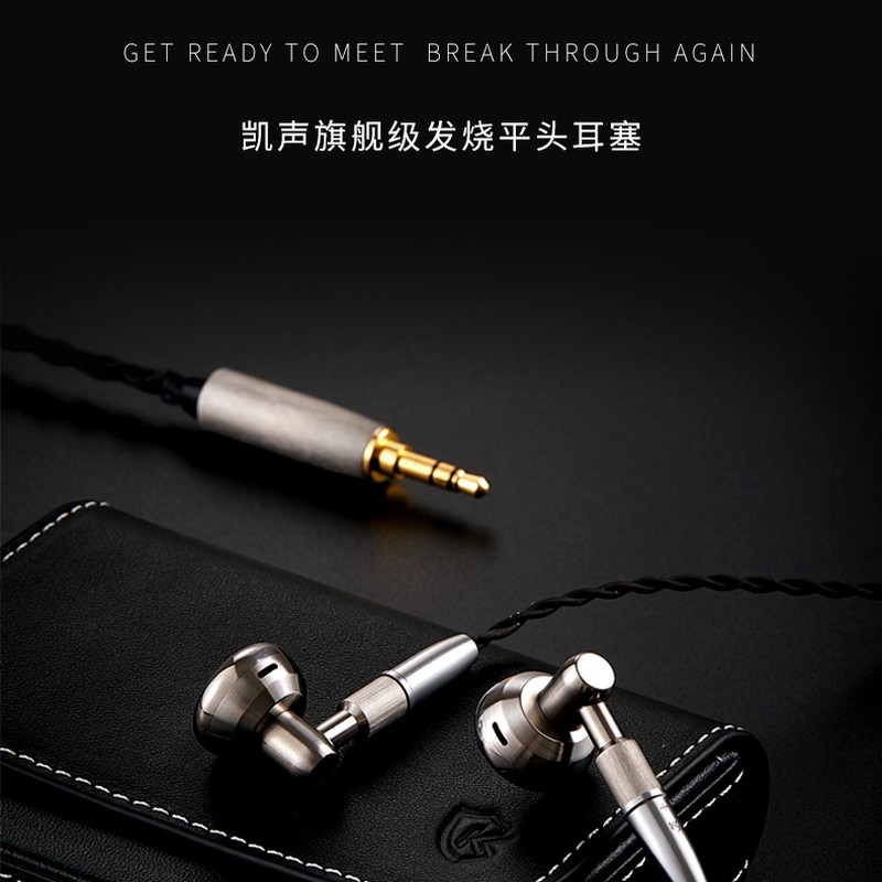Temperament DM7Ti Flagship All-Titanium Flathead Earbuds