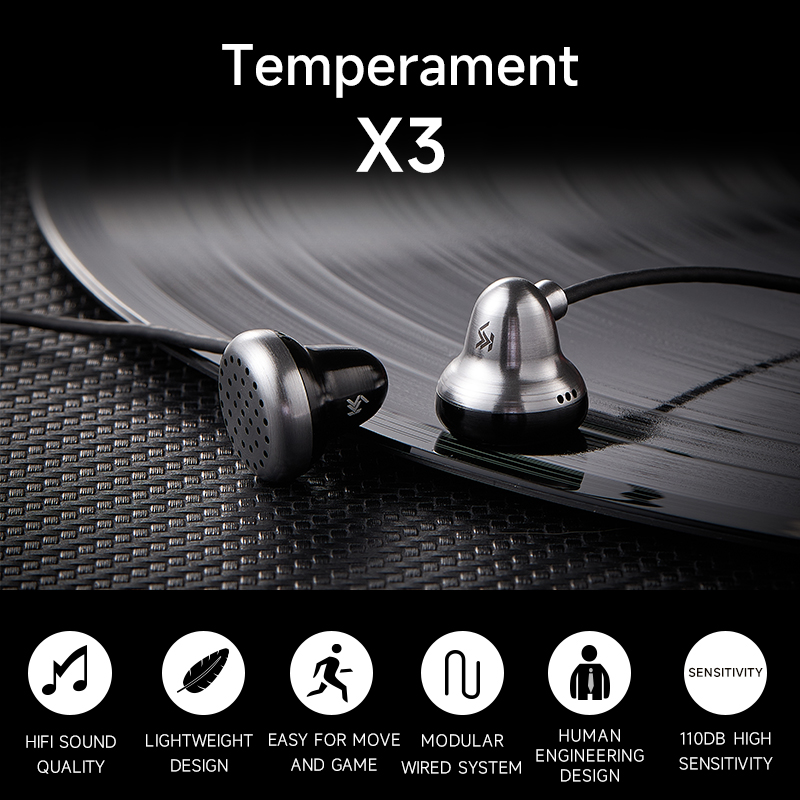 Temperament X3 Onmyoji SE Hi-Fi Flathead Earbuds