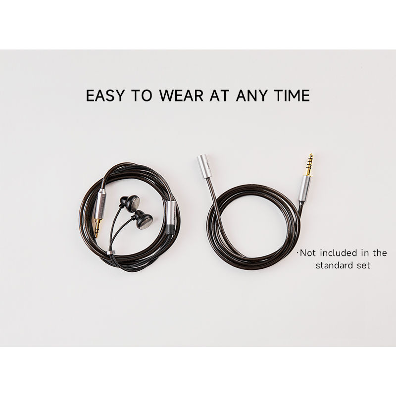 Temperament Little Black Bell S X6 Hi-Fi Flathead Earbuds
